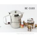 stainless steel coffee pot vintage English hot water jug